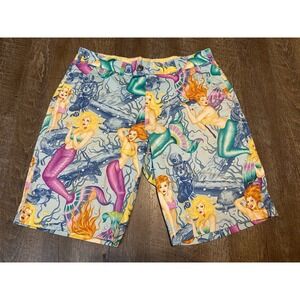 Loudmouth Shorts Adult 32 Mermaid Pinup Girl Nautical Diver Golf Chino Logo Mens